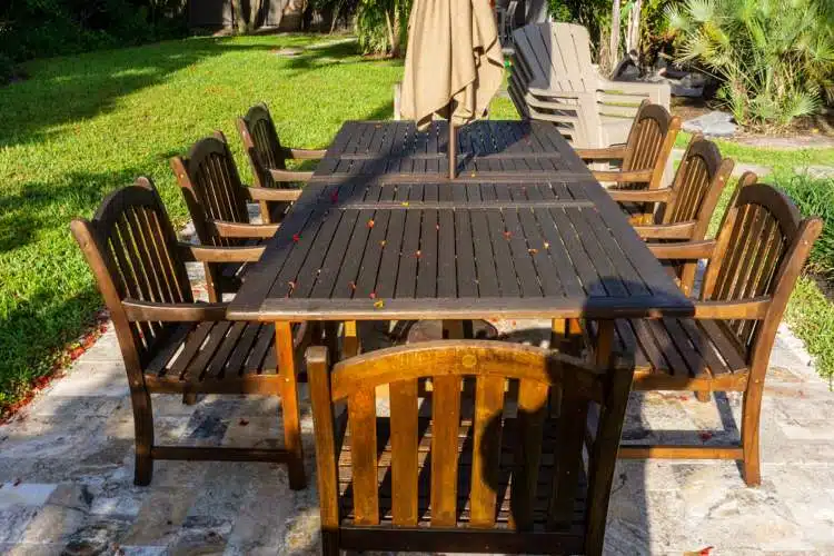 outdoor dining gay guesthouse solstice wilton outdoor dining table area