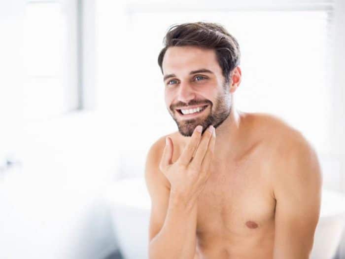 travel-size skincare for men